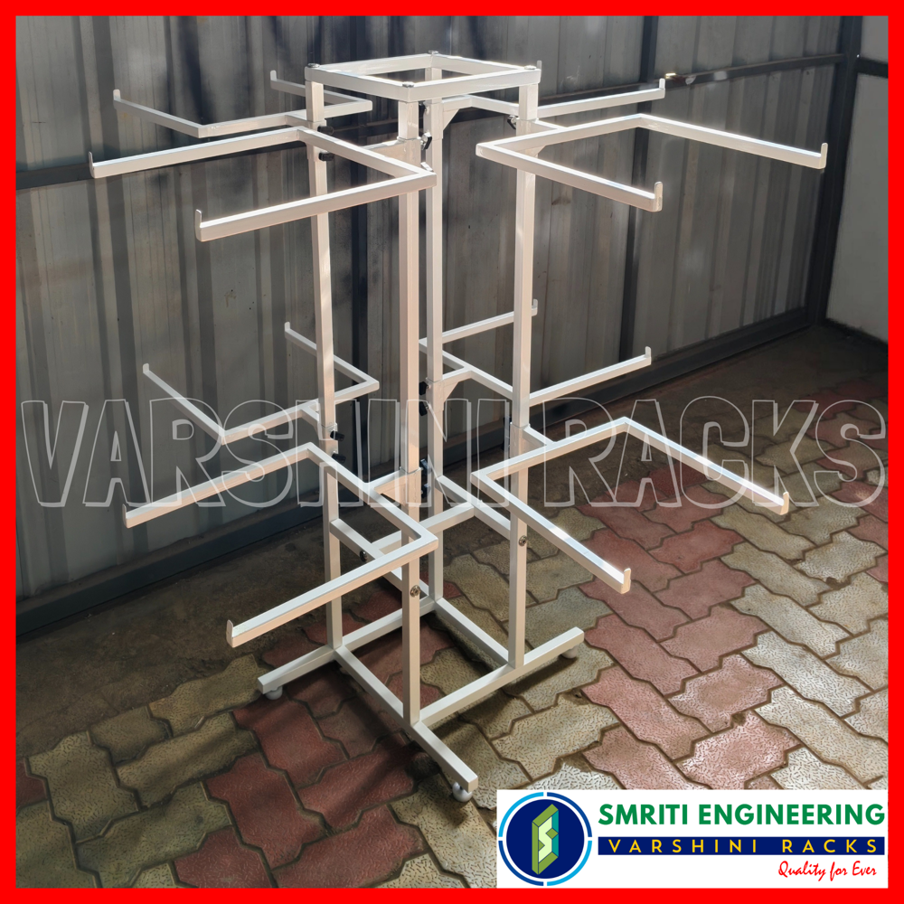 Steel 16 way cloth hanger stand