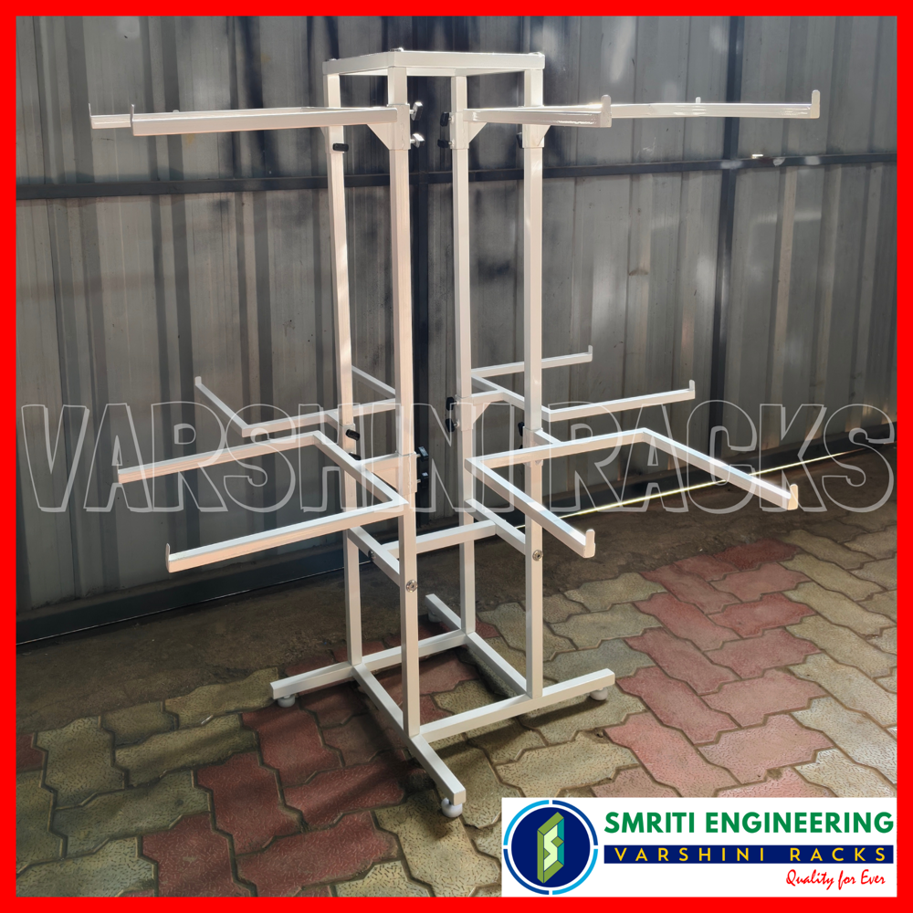Steel 16 way cloth hanger stand