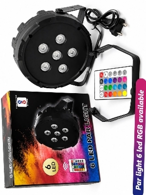 6led RGB par light