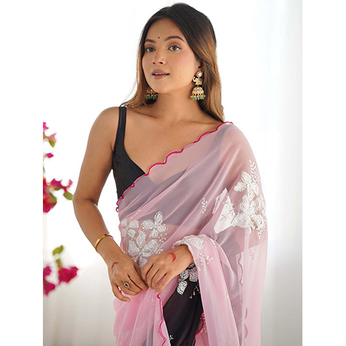 A 90 Designer Fancy Saree