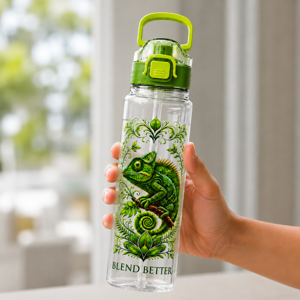 CHAMELEON PRINTED BOTTLE 1000ML
