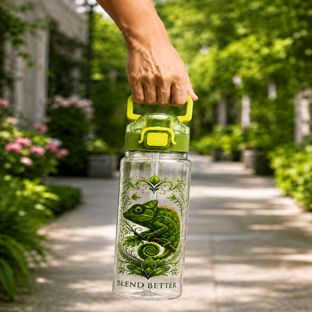 CHAMELEON PRINTED BOTTLE 1000ML