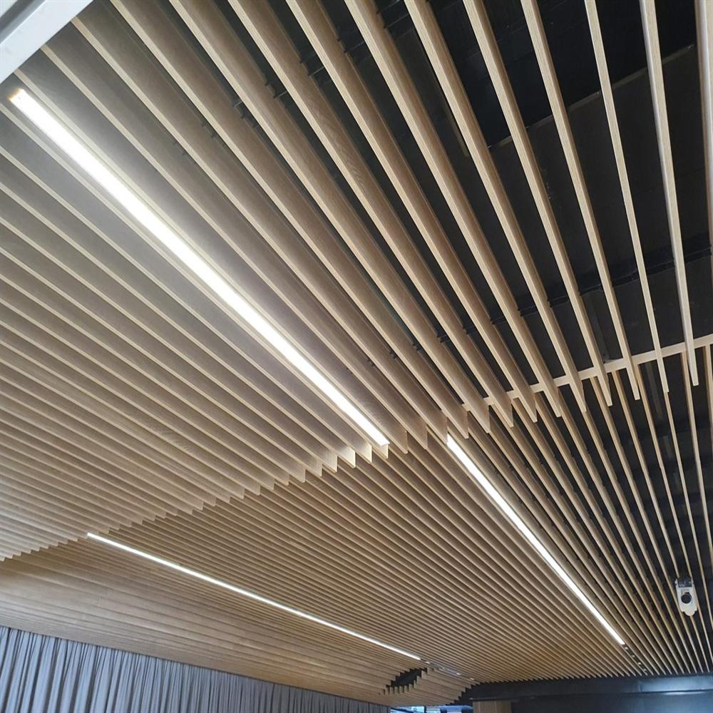 metal baffle ceiling system