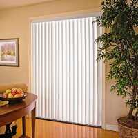 White Vertical Window Blinds