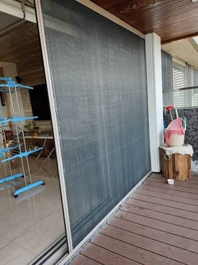 Pleated Mosquito Net for Sliding Door