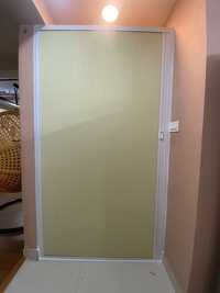 Light Green Honeycomb Pleated Partition Door