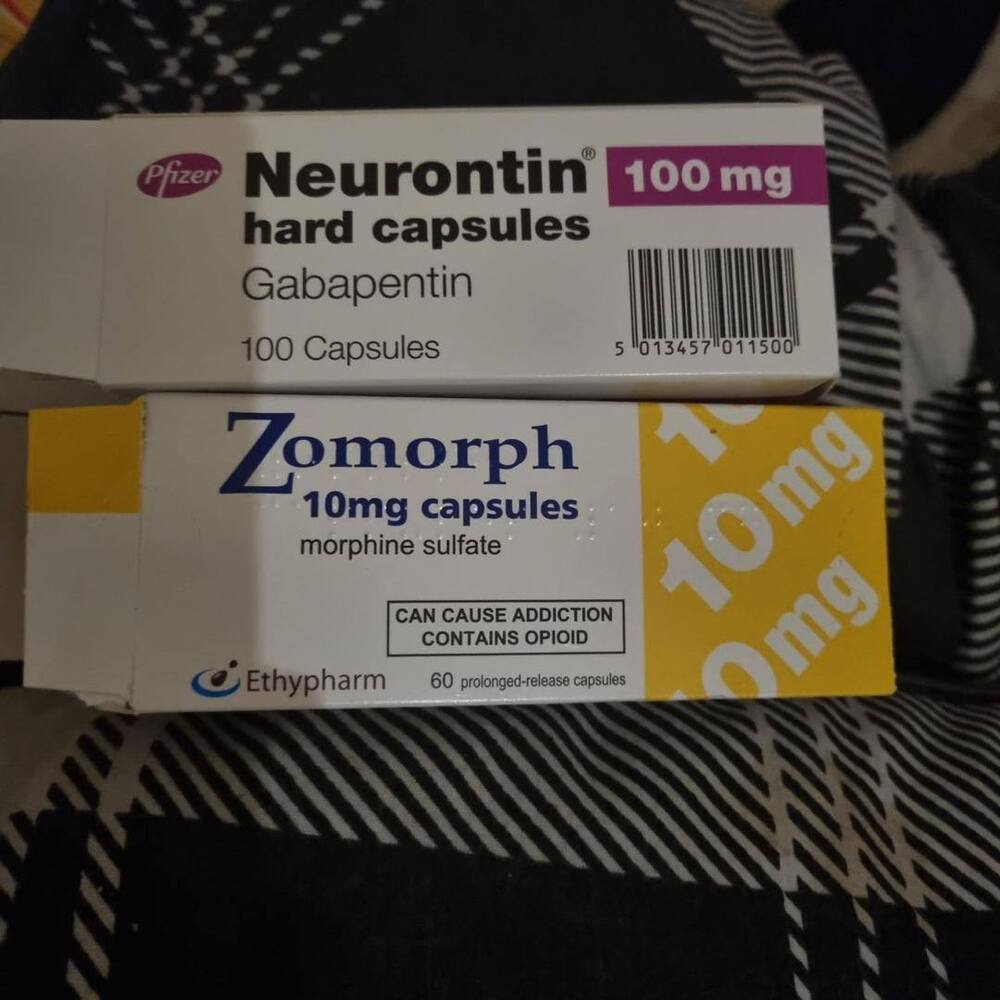 Zomorph Neurontin 10mg 100mg Capsules
