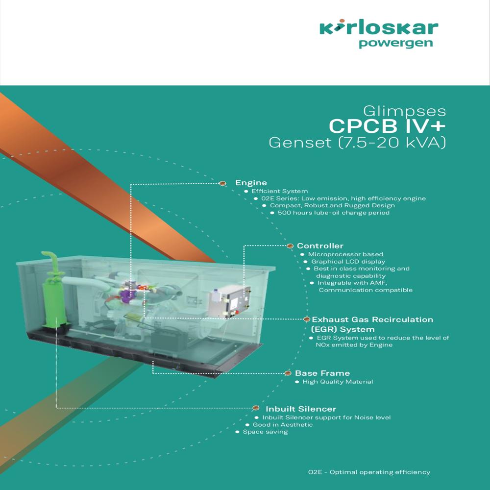 10 kVA Kirloskar Genset