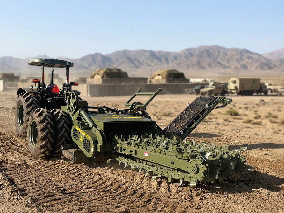 Heavy Duty Tractor Mounted Trencher | Gaja 400XC