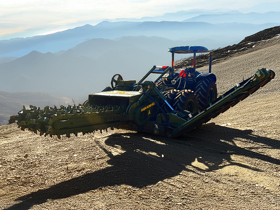Heavy Duty Tractor Mounted Trencher | Gaja 400XC