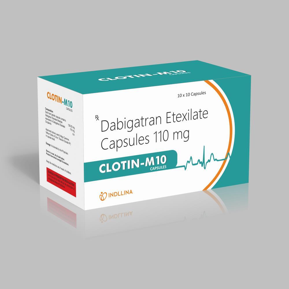 Clotin-M110 Dabigatran Etexilate 110 mg Capsules