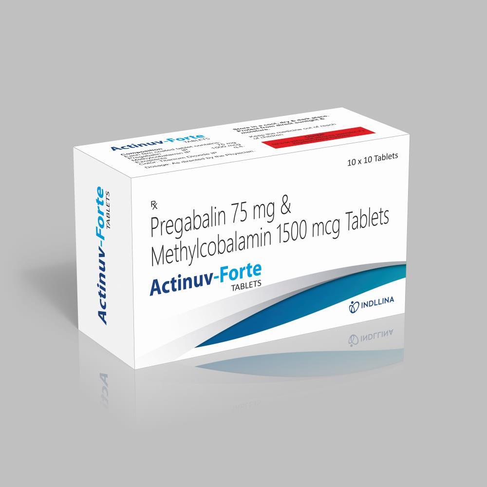 Pregabalin 75 Mg And Methylcobalamin 1500 Mcg Tablets - Life Span: 24 Months From Date Of Manufacture