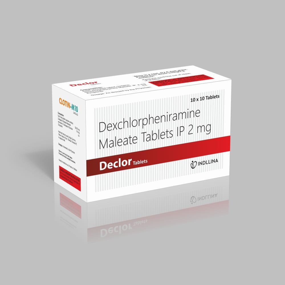 Declor Dexchlorpheniramine 2 mg Tablets