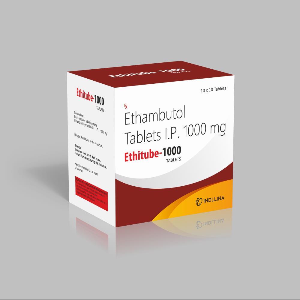 Ethitube-1000 Ethambutol 1000 mg Tablets
