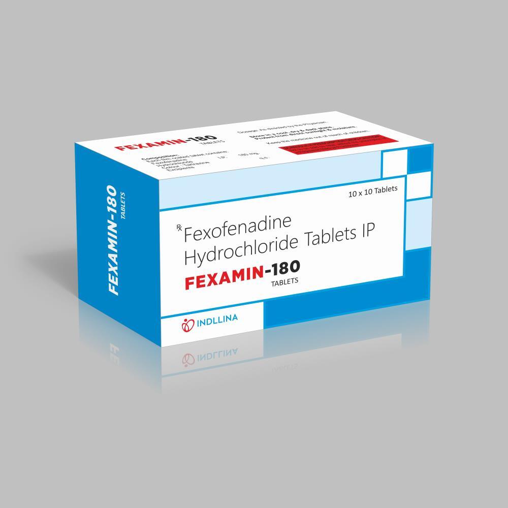 Fexamin-180 Fexofenadine 180 mg Tablets