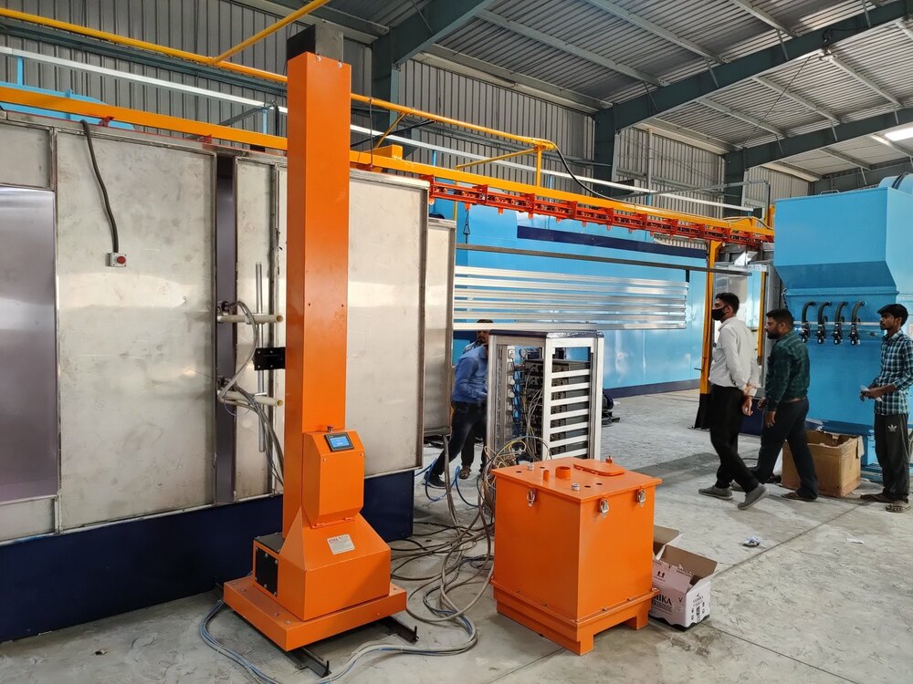 Aluminium Section Automatic Coating Plant