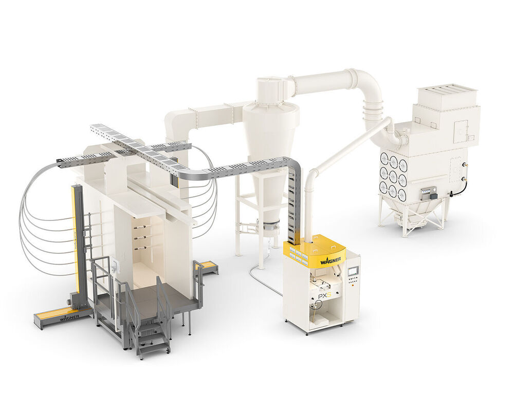 Cooler Powder Coating Plants Automatic Line