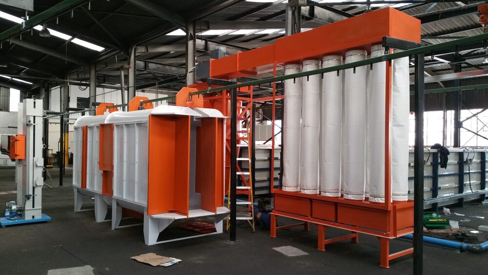Cooler Powder Coating Plants Automatic Line