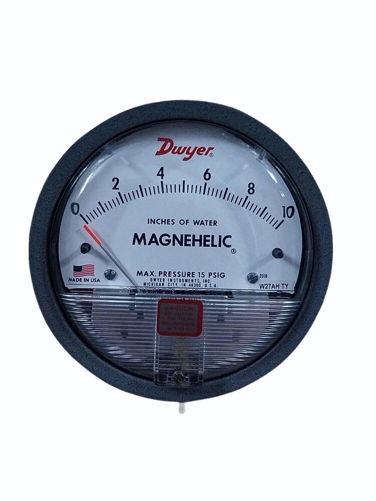 Dwyer Magnehelic Differential Pressure Gauge Range 0-8 Inch Of WATER