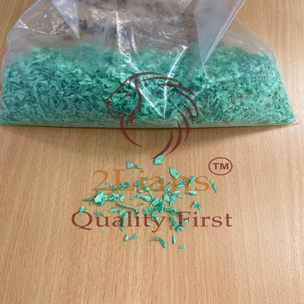 PET strappings regrind green