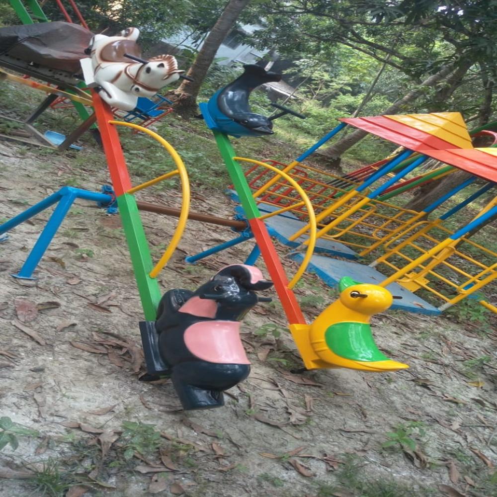 Seasaw Outdoor Playground Equipment