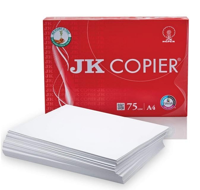 JK A-4 Copier Paper 75 GSM