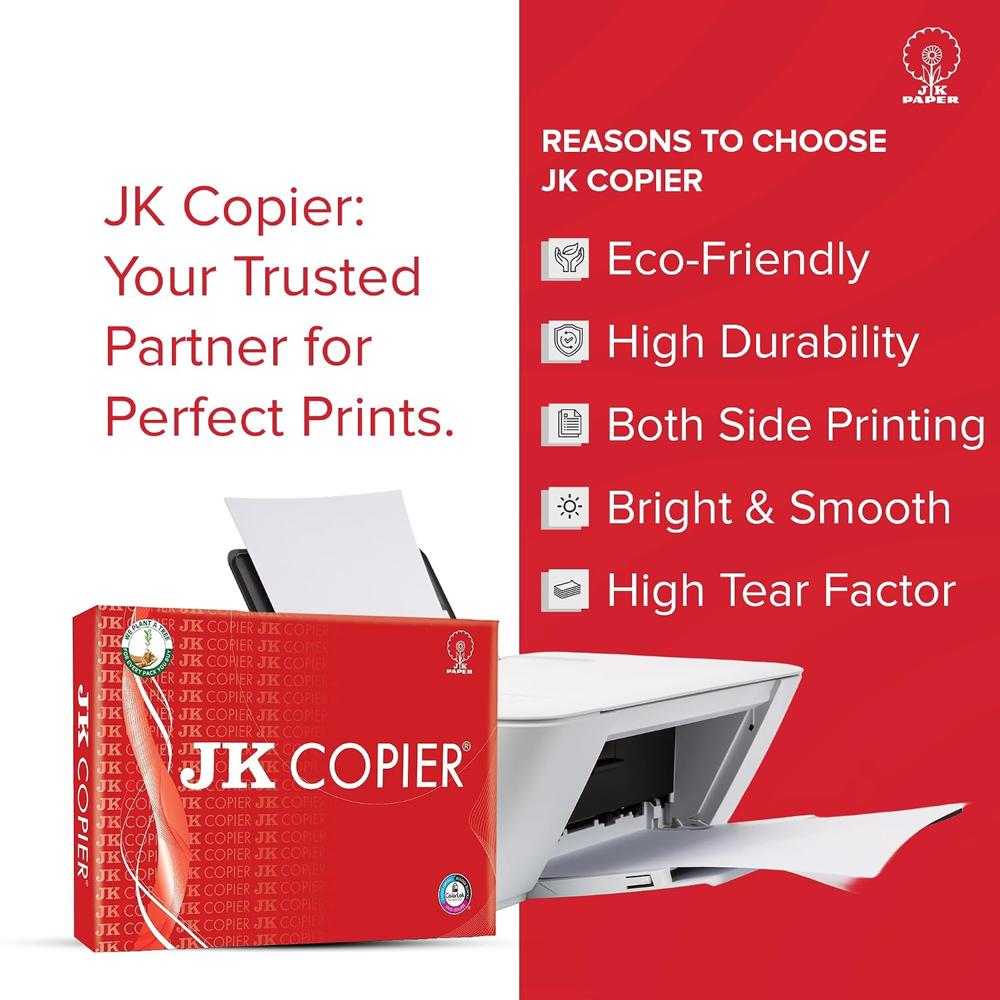 JK A-4 Copier Paper 75 GSM