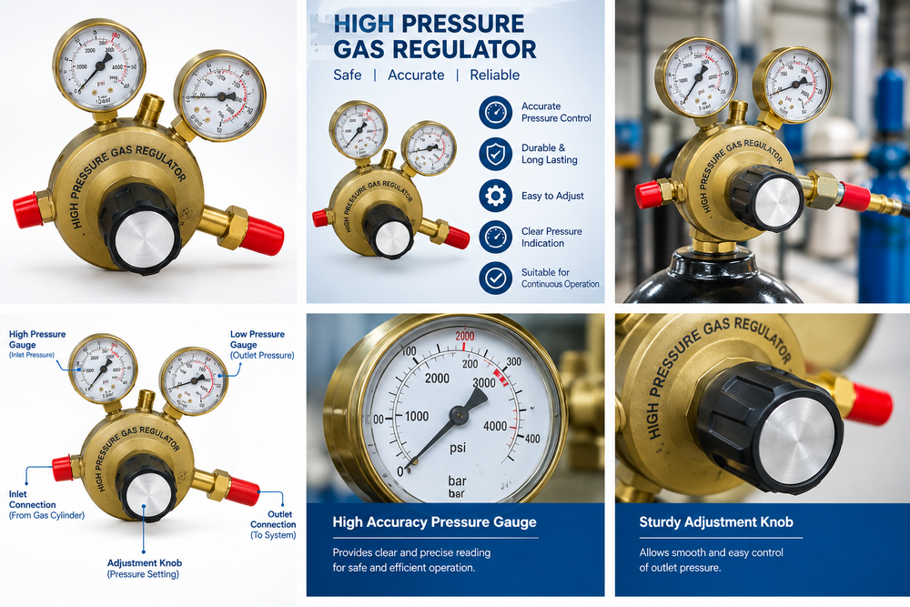 High Pressure Gas Regulator
