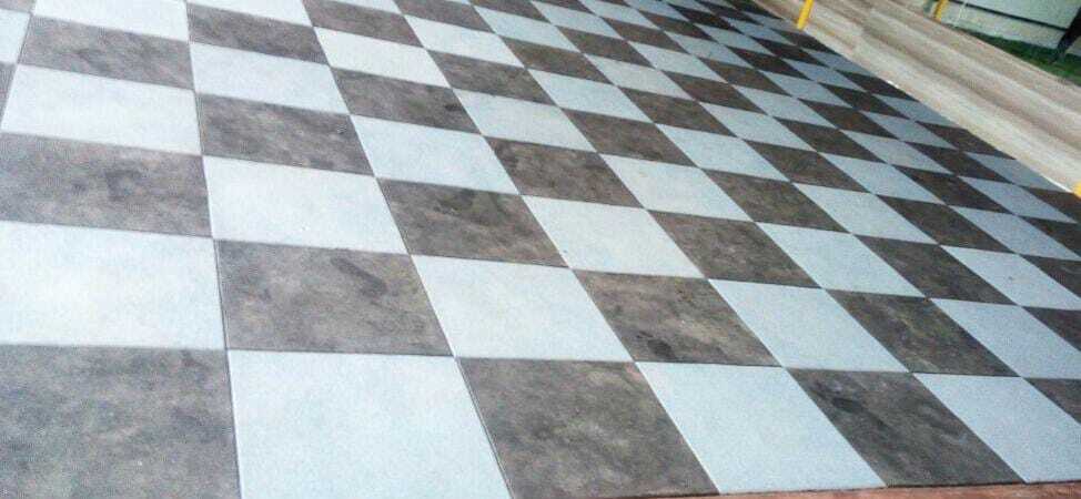 Tile Type Gym Rubber Flooring Roll