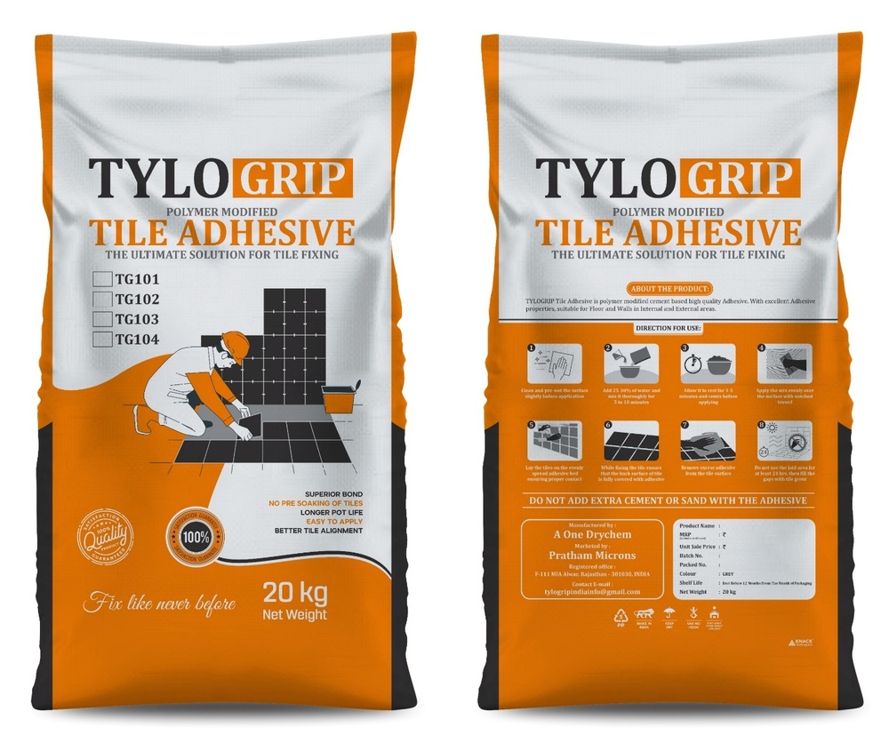 Tg 102 Tylogrip Polymer Modified Tile Adhesive - Color: Grey