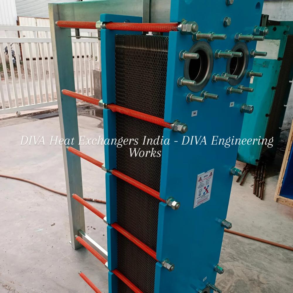 Brazed Diva Plate Heat Exchanger - Color: Stainless Steel