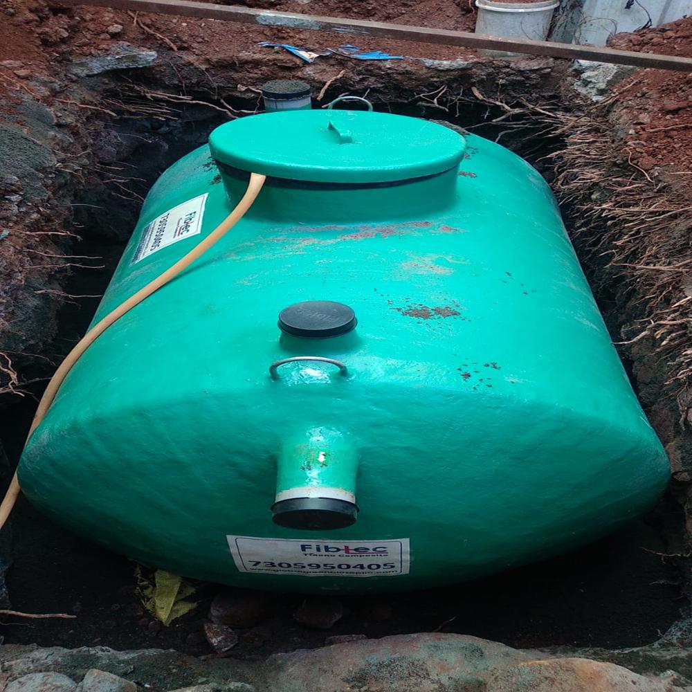 1000 L FRP Bio Digester Tank