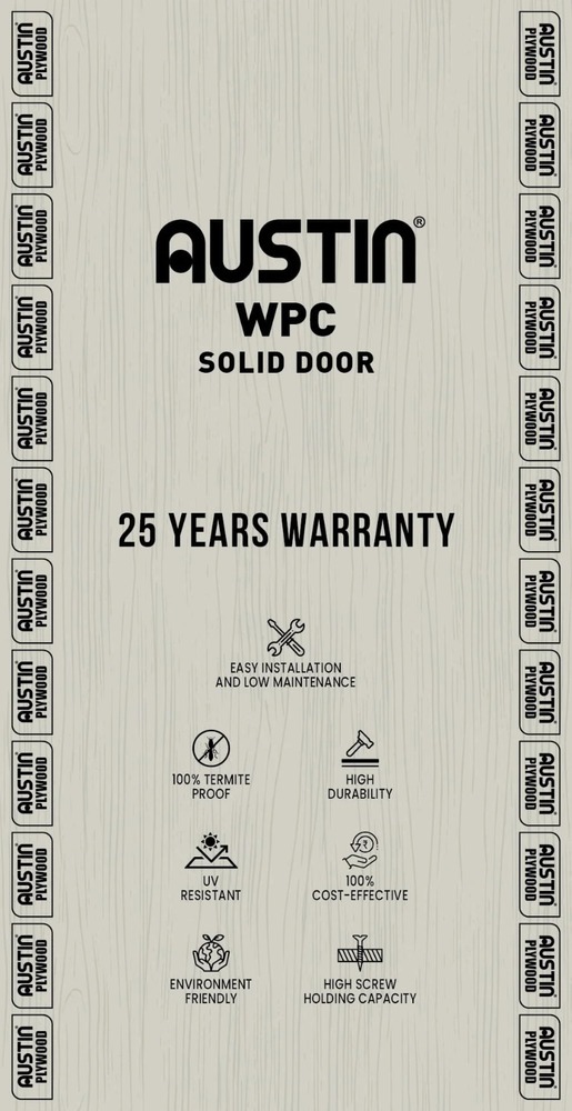 Austin WPC Solid Door Plywood Boards