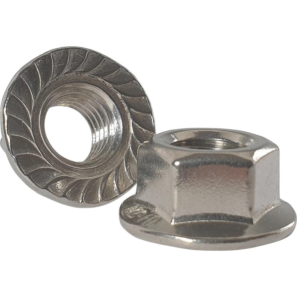 Flange Nut - Color: Silver