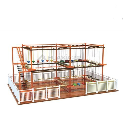 Mild Steel Outdoor 12 Pole Activities Rope Course