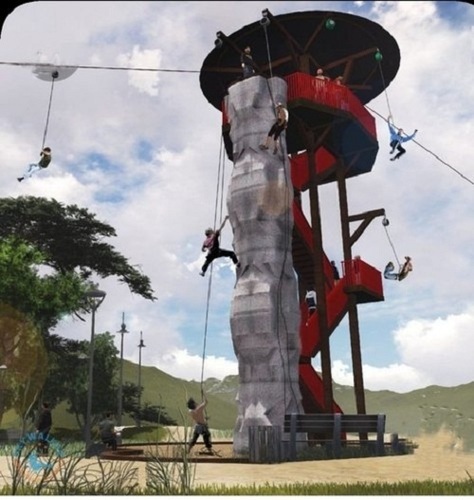 4 Persons Capacity Outdoor Multiple Rope Course