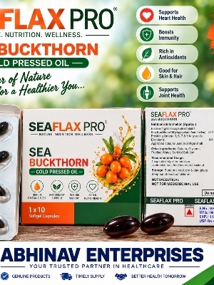 Seaflax Pro Sea Buckthorn Cold Pressed Oil Softgel Capsules - Recommended For: All
