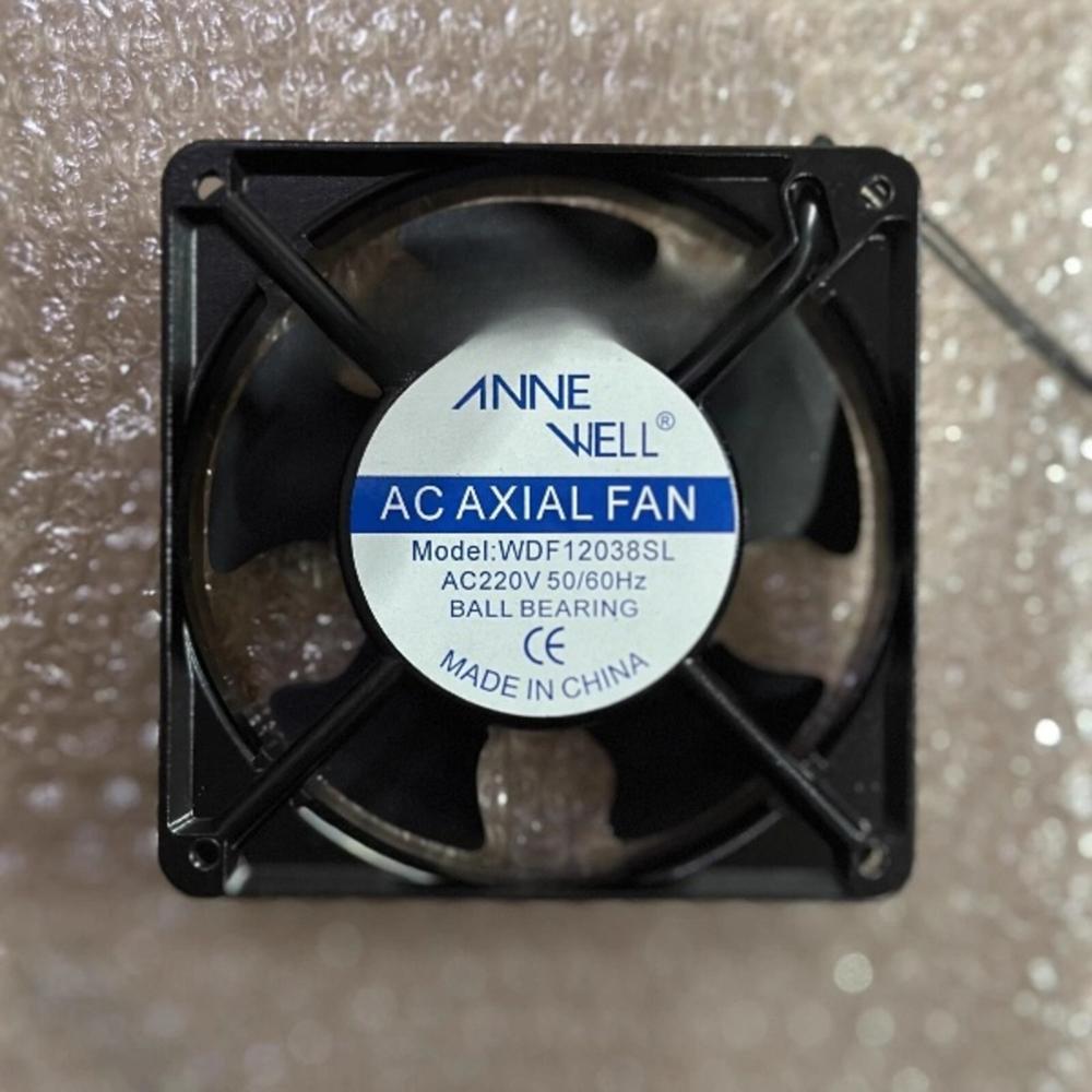 ANNE WELL WDF12038SL 380V AC 12038mm Ball Bearing Industrial Axial Cooling Fan
