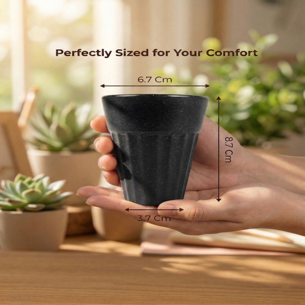 Tea cup 140ml Rice Husk Chai Tea Cup | Sustainable Eco Friendly Tea Cup | Wholesale