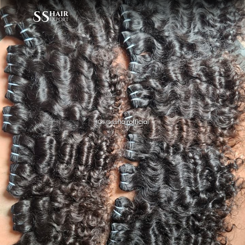 Machine Weft Hair Extensions Human Hair Bundles Sew In Weaves 10-36in