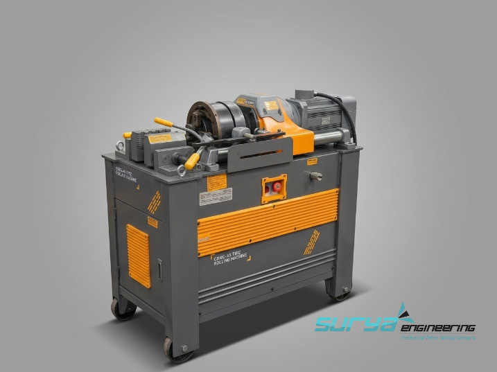Rebar Thread Rolling Machine - Color: Orange