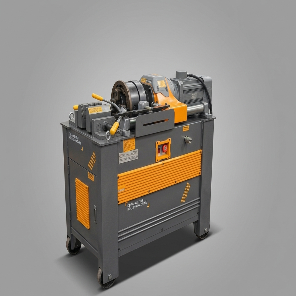 Rebar Thread Rolling Machine - Color: Orange