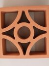 Terracota clay jali