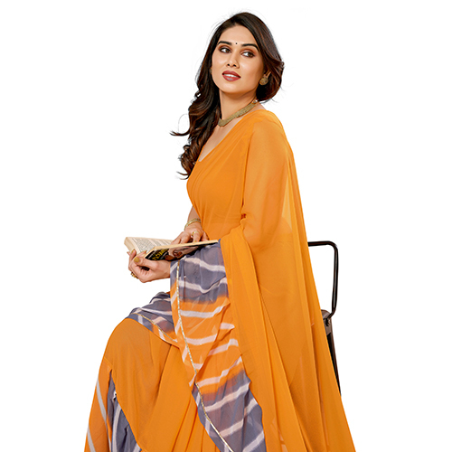 Ruffle Fancy Saree