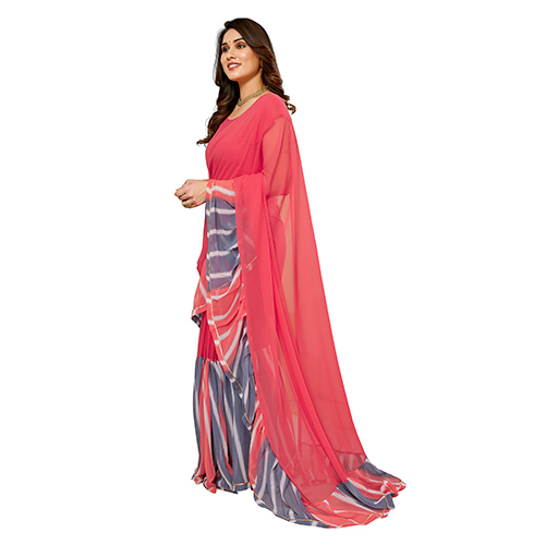Ruffle Fancy Saree