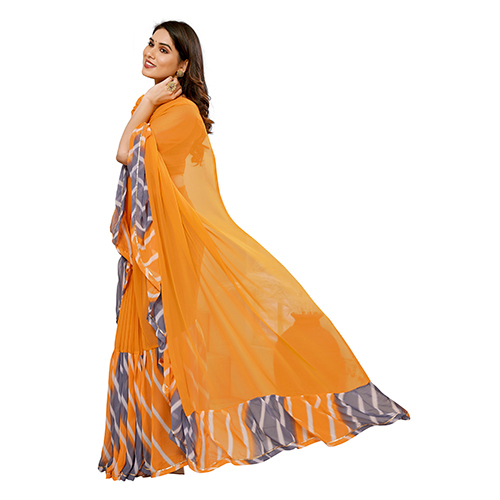 Ruffle Fancy Saree