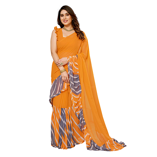 Ruffle Fancy Saree