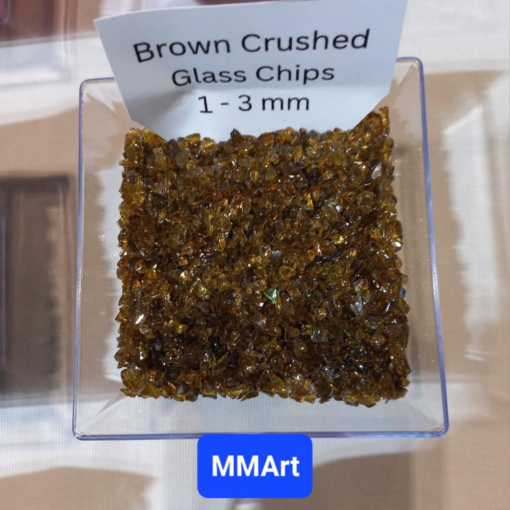 Crushed Clear Glass Chips Cullet for Decorative Fire Pit Landscaping and Terrazzo Tile Manufacturing