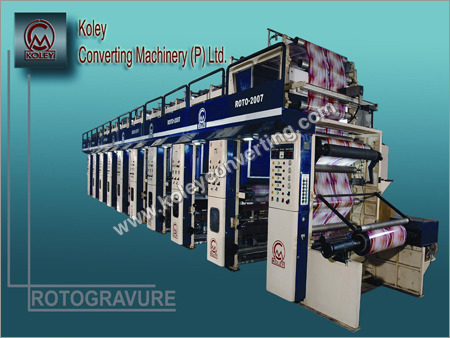 Automatic Rotogravure Printing Machine