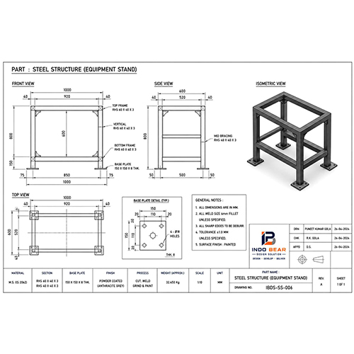 Steel Structure Drawing Services